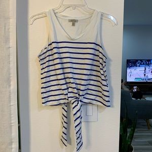 Zara Front Tie Tank